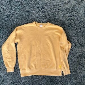 Rare Vintage Karl Helmut Medium Crewneck Light Orange Peach Spellout Sweatshirt